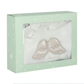 White Angel Wings Babygrow